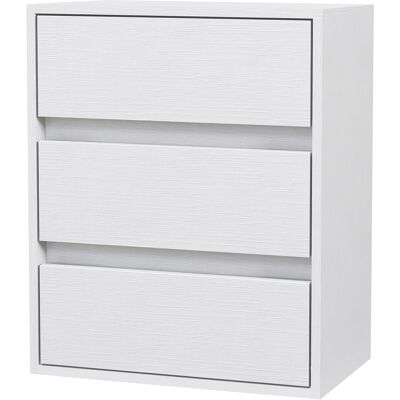 Homcom 3-Drawer Weiße Moderne Holzkommode Homcom 3-Drawer Weiße Moderne Holzkommode