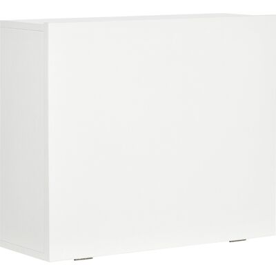 Homcom Wandklapptisch mit Regalen - Platzsparend, Modern Homcom Wandklapptisch mit Regalen - Platzsparend, Modern