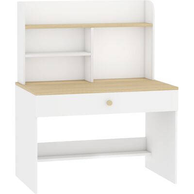 AIYAPLAY Kinderschreibtisch Kinder Schreibtisch mit Schublade Bücherregal Stauraum Schülerschreibtisch Jugendschreibtisch Lerntisch für Kinder 3-8 Jahre, 80 x 50 x 100 cm Weiß Aosom AIYAPLAY Kinderschreibtisch Kinder Schreibtisch mit Schublade Bücherregal Stauraum Schülerschreibtisch Jugendschreibtisch Lerntisch für Kinder 3-8 Jahre, 80 x 50 x 100 cm Weiß Aosom