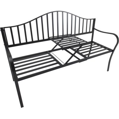 Outsunny® Gartenbank 2 Sitzer Sitzbank Parkbank mit Klappbeistelltisch Aosom Outsunny® Gartenbank 2 Sitzer Sitzbank Parkbank mit Klappbeistelltisch Aosom