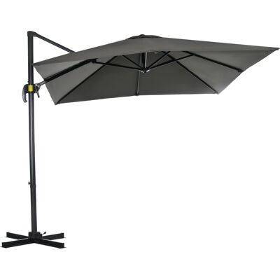 Outsunny - Roma - 245x245 - Grau - Gartenschirm Outsunny - Roma - 245x245 - Grau - Gartenschirm
