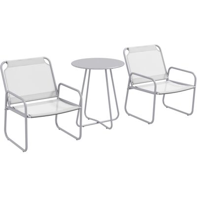 Outsunny - 3tlg Bistro-Set - Gartenmöbel-Set Outsunny - 3tlg Bistro-Set - Gartenmöbel-Set