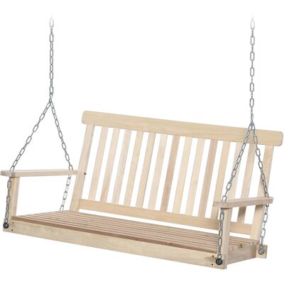 Outsunny Zweisitzer-Gartenbank - Latten-Design aus Holz Outsunny Zweisitzer-Gartenbank - Latten-Design aus Holz