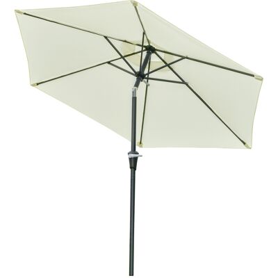 Outsunny Großer sechseckiger neigbarer Sonnenschirm - Gartenmöbel Outsunny Großer sechseckiger neigbarer Sonnenschirm - Gartenmöbel