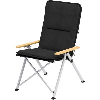 Outsunny Campingstuhl Angeln Klappstuhl, hohe Rückenlehne, abnehmbares Kissen und Transporttasche, Gartenstuhl für Wanderungen, Angeln, Strand und Picknick, 59x67x96cm, schwarz Aosom Outsunny Campingstuhl Angeln Klappstuhl, hohe Rückenlehne, abnehmbares Kissen und Transporttasche, Gartenstuhl für Wanderungen, Angeln, Strand und Picknick, 59x67x96cm, schwarz Aosom
