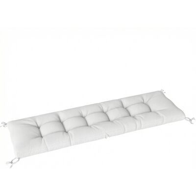 Outsunny Bankkissen für Außenbereich, Bank- und Liegenkissen mit Befestigungsriemen, UV50+-Schutz, langsamer Rückprall, für Innen- und Außenbereich, 198x65x13 cm, Creme Aosom Outsunny Bankkissen für Außenbereich, Bank- und Liegenkissen mit Befestigungsriemen, UV50+-Schutz, langsamer Rückprall, für Innen- und Außenbereich, 198x65x13 cm, Creme Aosom