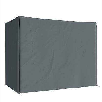 Outsunny Hollywoodschaukel Abdeckung 3 Sitzer, Wasserdicht Winterfest Schutzhülle für Gartenschaukel, Winddicht UV-Beständig Abdeckplane für Gartenmöbel, 420D Oxford Gewebe, 220 x 125 x 172 cm, Grau Aosom Outsunny Hollywoodschaukel Abdeckung 3 Sitzer, Wasserdicht Winterfest Schutzhülle für Gartenschaukel, Winddicht UV-Beständig Abdeckplane für Gartenmöbel, 420D Oxford Gewebe, 220 x 125 x 172 cm, Grau Aosom