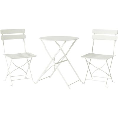 Outsunny 3-teiliges Garten Bistro Set Klappbar Bistrotisch mit 2 Stühlen Lamellen-Sitz Doppelt X-Beine, Rostbeständig Bistro Gartenmöbel Balkonmöbel Set Outdoor Balkonset für Garten Terrasse Cremeweiß Aosom Outsunny 3-teiliges Garten Bistro Set Klappbar Bistrotisch mit 2 Stühlen Lamellen-Sitz Doppelt X-Beine, Rostbeständig Bistro Gartenmöbel Balkonmöbel Set Outdoor Balkonset für Garten Terrasse Cremeweiß Aosom