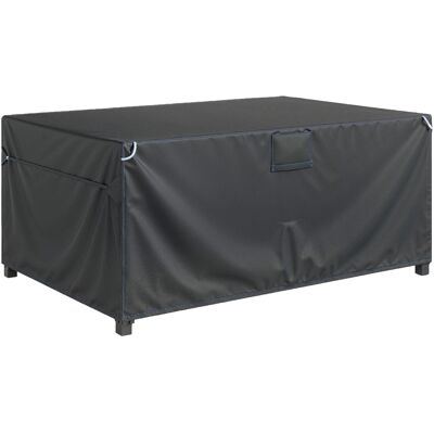 Outsunny Schutzhülle für Gartenmöbel Winterfest Wasserdicht Abdeckung Anti-UV Abdeckplane 420D Oxford Gewebe Winddicht Abdeckhaube für Gartentische Terrassenmöbel Stapelstühle 180x120x74cm Schwarz Aosom Outsunny Schutzhülle für Gartenmöbel Winterfest Wasserdicht Abdeckung Anti-UV Abdeckplane 420D Oxford Gewebe Winddicht Abdeckhaube für Gartentische Terrassenmöbel Stapelstühle 180x120x74cm Schwarz Aosom