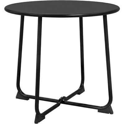 Outsunny Beistelltisch Balkontisch aus Metall Rund Kaffeetisch wetterfest Gartentisch pflegeleicht Outdoor Tisch Sofatisch für Garten Balkon Veranda Terrasse Wohnzimmer, 50x50x45,5 cm Grau Aosom Outsunny Beistelltisch Balkontisch aus Metall Rund Kaffeetisch wetterfest Gartentisch pflegeleicht Outdoor Tisch Sofatisch für Garten Balkon Veranda Terrasse Wohnzimmer, 50x50x45,5 cm Grau Aosom