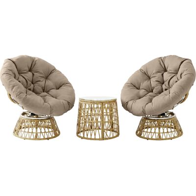 Outsunny - 3-Piece Bistro Set - Garden furniture set Outsunny - 3-Piece Bistro Set - Garden furniture set