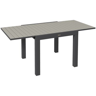 Outsunny Gartentisch - Erweiterbarer Aluminium Esstisch für 4-6 Personen Outsunny Gartentisch - Erweiterbarer Aluminium Esstisch für 4-6 Personen