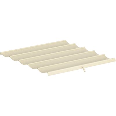 Outsunny Ersatzdach für 3 x 3 m Pergola, wasserdicht einziehbar Welle Überdachung mit Regenabflusslöchern, NUR Schattenabdeckung für Garten, Terrasse, 250 x 255 cm Cremeweiß Aosom Outsunny Ersatzdach für 3 x 3 m Pergola, wasserdicht einziehbar Welle Überdachung mit Regenabflusslöchern, NUR Schattenabdeckung für Garten, Terrasse, 250 x 255 cm Cremeweiß Aosom