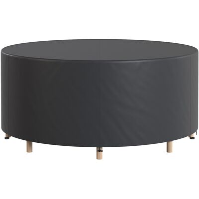 Outsunny Schutzhülle für Gartenmöbel Winterfest Wasserdicht Abdeckung Anti-UV Abdeckplane 420D Oxford Gewebe Abdeckhaube für Gartentische Terrassenmöbel Stapelstühle Rund Ø214 x 70H cm, Schwarz Aosom Outsunny Schutzhülle für Gartenmöbel Winterfest Wasserdicht Abdeckung Anti-UV Abdeckplane 420D Oxford Gewebe Abdeckhaube für Gartentische Terrassenmöbel Stapelstühle Rund Ø214 x 70H cm, Schwarz Aosom