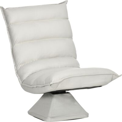 HOMCOM Bodensofa Bodenstuhl mit verstellbarer Lehne drehbarer Meditationsstuhl Relaxsessel für Wohnzimmer Büro in Hellgrau Aosom.de HOMCOM Bodensofa Bodenstuhl mit verstellbarer Lehne drehbarer Meditationsstuhl Relaxsessel für Wohnzimmer Büro in Hellgrau Aosom.de