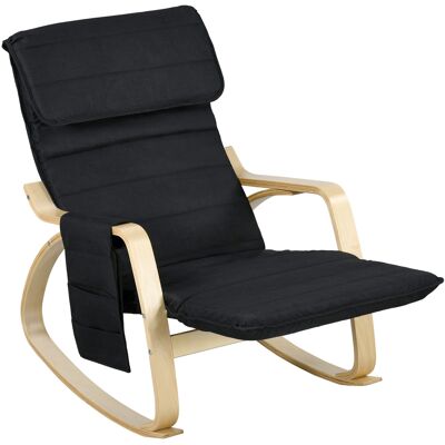 HOMCOM Relaxsessel mit verstellbarem Fußhocker - Schlafzimmerstuhl HOMCOM Relaxsessel mit verstellbarem Fußhocker - Schlafzimmerstuhl