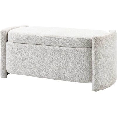 HOMCOM Aufbewahrungsbank - Creme - 105 x 44 x 45,5 cm - Storage Bench HOMCOM Aufbewahrungsbank - Creme - 105 x 44 x 45,5 cm - Storage Bench