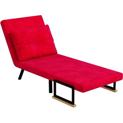 HOMCOM Relaxsessel Bett - Elegantes Samtstoff-Multifunktion HOMCOM Relaxsessel Bett - Elegantes Samtstoff-Multifunktion