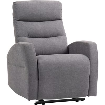 HOMCOM Relaxsessel, Fernsehsessel mit Liegefunktion, Gepolstert TV-Sessel mit Fußteil, Leinenoptik Ruhesessel für Wohnzimmer, Schlafzimmer bis 150 kg, Dunkelgrau Aosom HOMCOM Relaxsessel, Fernsehsessel mit Liegefunktion, Gepolstert TV-Sessel mit Fußteil, Leinenoptik Ruhesessel für Wohnzimmer, Schlafzimmer bis 150 kg, Dunkelgrau Aosom