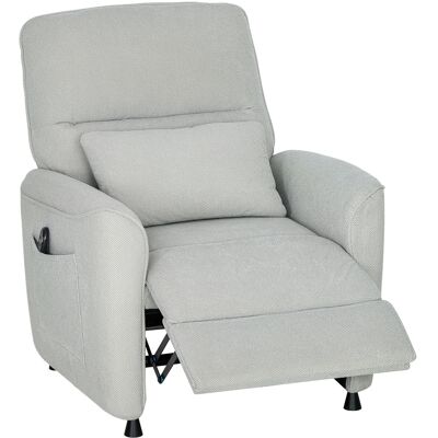 HOMCOM Elektrischer Massagesessel mit Heizfunktion, leise, 150° Liegesessel in Chenille mit Kissen, Memory-Funktion, 2 Fernbedienungen, Fußstütze, Wohnzimmer Büro, Hellgrau Aosom HOMCOM Elektrischer Massagesessel mit Heizfunktion, leise, 150° Liegesessel in Chenille mit Kissen, Memory-Funktion, 2 Fernbedienungen, Fußstütze, Wohnzimmer Büro, Hellgrau Aosom