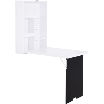 HOMCOM Wandklapptisch - Platzsparender Klappschreibtisch mit Tafel HOMCOM Wandklapptisch - Platzsparender Klappschreibtisch mit Tafel