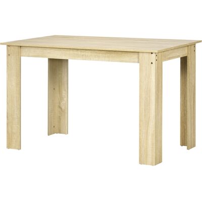 HOMCOM Eichen Esstisch - Modern, für 4-6 Personen - 120L x 69B x 75H cm HOMCOM Eichen Esstisch - Modern, für 4-6 Personen - 120L x 69B x 75H cm