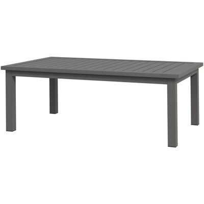 Outsunny Rechteckiger Gartentisch mit Lattenplatte - Innen/Außen - Braun Outsunny Rechteckiger Gartentisch mit Lattenplatte - Innen/Außen - Braun