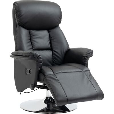 HOMCOM Schwarzer Verstellbarer Relaxsessel - Relaxsessel HOMCOM Schwarzer Verstellbarer Relaxsessel - Relaxsessel