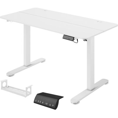 Vinsetto Elektrisch Höhenverstellbarer Schreibtisch - 140x70cm, Weiß Vinsetto Elektrisch Höhenverstellbarer Schreibtisch - 140x70cm, Weiß