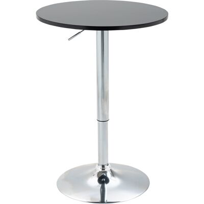 HOMCOM Schwarzer Höhenverstellbarer Drehbarer Bartisch HOMCOM Schwarzer Höhenverstellbarer Drehbarer Bartisch