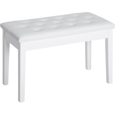 HOMCOM Holz Klavierhocker - Traditioneller Landhausstil, Stauraum, 76x36x50cm - Klavierbank HOMCOM Holz Klavierhocker - Traditioneller Landhausstil, Stauraum, 76x36x50cm - Klavierbank