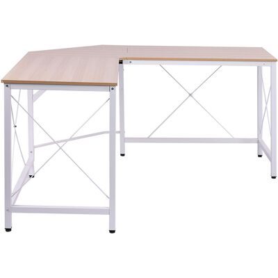 HOMCOM Natur L-förmiger Schreibtisch 150x150x76cm - Büro & Zuhause HOMCOM Natur L-förmiger Schreibtisch 150x150x76cm - Büro & Zuhause