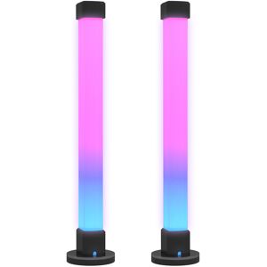 HOMCOM 2er-Set Tischlampe, Tischleuchte mit App- und Fernsteuerung, Musik-Synchronisation, Farb-Modi, Timer, Smart Nachttischlampe für Wohnzimmer, Spielzimmer, Weiß Aosom HOMCOM 2er-Set Tischlampe, Tischleuchte mit App- und Fernsteuerung, Musik-Synchronisation, Farb-Modi, Timer, Smart Nachttischlampe für Wohnzimmer, Spielzimmer, Weiß Aosom