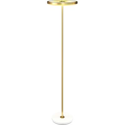 HOMCOM - Stehlampe LED Wohnzimmer Dimmbar - Gold - 4000K - Floor lamp HOMCOM - Stehlampe LED Wohnzimmer Dimmbar - Gold - 4000K - Floor lamp