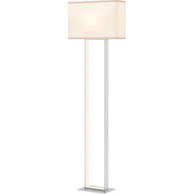 HOMCOM LED Stehlampe Wohnzimmer Stehleuchte mit Leinen-Lampenschirm, minimalistische Standleuchte Nachtleuchte für Schlafzimmer Weiß Aosom HOMCOM LED Stehlampe Wohnzimmer Stehleuchte mit Leinen-Lampenschirm, minimalistische Standleuchte Nachtleuchte für Schlafzimmer Weiß Aosom