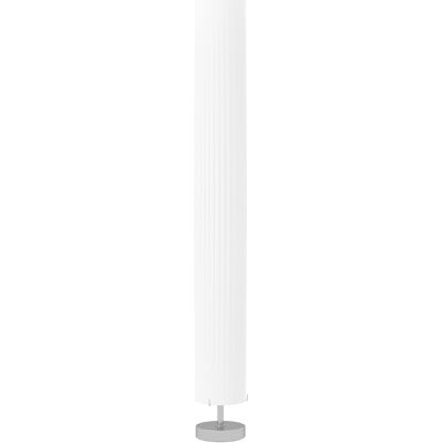 HOMCOM Stehlampe Wohnzimmer mit Schirm aus Polyester, 2 x E27 Fassung, Stehleuchte mit Fußschalter, Stahlsockel, Standleuchte für Schlafzimmer, Büro Aosom HOMCOM Stehlampe Wohnzimmer mit Schirm aus Polyester, 2 x E27 Fassung, Stehleuchte mit Fußschalter, Stahlsockel, Standleuchte für Schlafzimmer, Büro Aosom