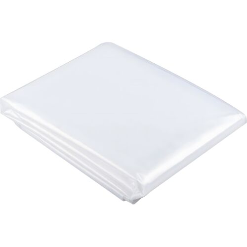 Outsunny Gewächshausfolie 8x10 m wasserdicht Gartenfolie mit UV Schutz, Extra Dick Reißfest Folie aus Kunststoff, Abdeckplane für Treibhaus Folientunnel, Tunnelfolie für Außenbereich Transparent Aosom