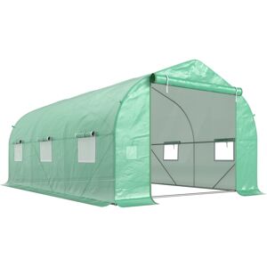 Outsunny - 450 × 300B × 205H cm - Satteldach - Greenhouse Outsunny - 450 × 300B × 205H cm - Satteldach - Greenhouse