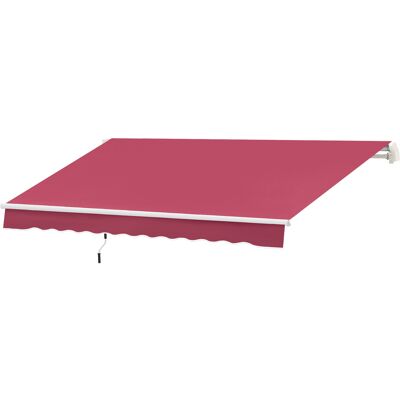 Outsunny - 840-151CW/WR/GY - Bordeaux - 4 x 2.5 m - awning Outsunny - 840-151CW/WR/GY - Bordeaux - 4 x 2.5 m - awning