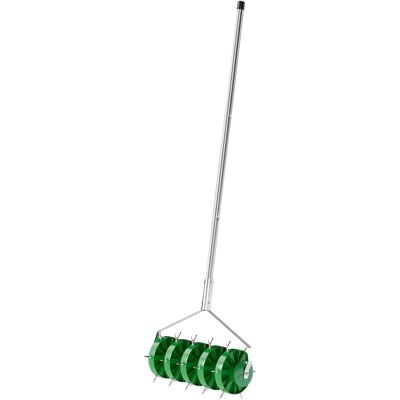 Outsunny Rasenlüfter Aerifizierer - 45 cm - manuell - 100 cm - Rasenbelüfter Outsunny Rasenlüfter Aerifizierer - 45 cm - manuell - 100 cm - Rasenbelüfter