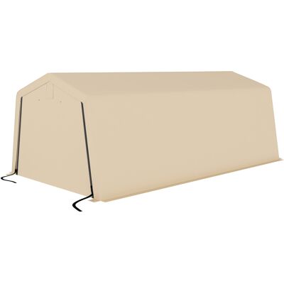 Outsunny Carport-Garage Zelt - Großes Wasserdichtes Stahlrahmen 6,2x3,3x2,4m Outsunny Carport-Garage Zelt - Großes Wasserdichtes Stahlrahmen 6,2x3,3x2,4m
