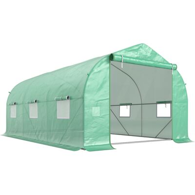 Outsunny - 450 × 300B × 205H cm - Satteldach - Greenhouse Outsunny - 450 × 300B × 205H cm - Satteldach - Greenhouse