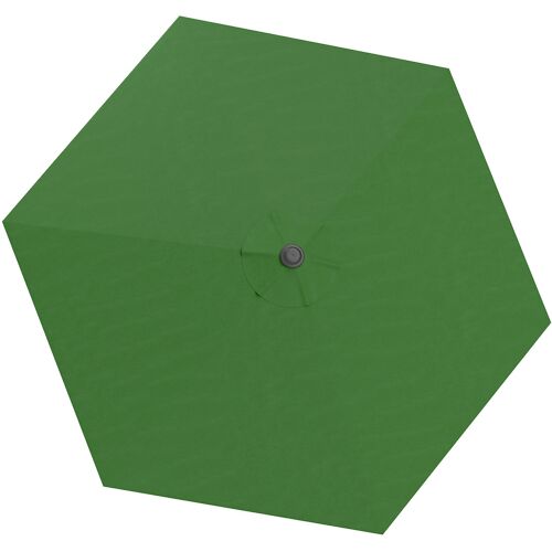 Outsunny Ersatzbezug für Gartenschirm 3x3 m mit Belüftungsöffnungen, Schirmbezug aus Polyester, UV 30+, für den Außenbereich, Garten, Strand, Pool, Grün Aosom