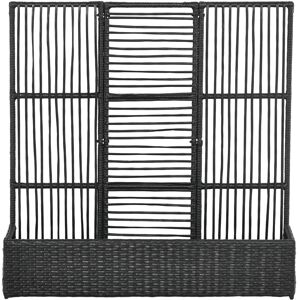 Outsunny Polyrattan Hochbeet mit Rankgitter, Blumenkasten, Pflanzenkasten, Blumenbeet, für Garten, Balkon, Schwarz, 103 x 103 x 29 cm Aosom Outsunny Polyrattan Hochbeet mit Rankgitter, Blumenkasten, Pflanzenkasten, Blumenbeet, für Garten, Balkon, Schwarz, 103 x 103 x 29 cm Aosom