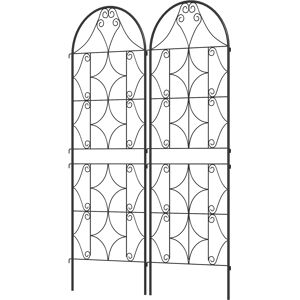Outsunny Rankgitter Metall 2er Set zum Stecken rostfrei Rankhilfe für Kletterpflanzen 50x150 cm Garten Spalier für Zimmerpflanzen Pflanzenspalier für Tomaten Gemüse Blumen Kletterpflanzen Schwarz Aosom Outsunny Rankgitter Metall 2er Set zum Stecken rostfrei Rankhilfe für Kletterpflanzen 50x150 cm Garten Spalier für Zimmerpflanzen Pflanzenspalier für Tomaten Gemüse Blumen Kletterpflanzen Schwarz Aosom