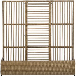 Outsunny Polyrattan Hochbeet mit Rankgitter, Blumenkasten 103 x 103 x 29 cm, ideal für Garten & Balkon, wetterfest & dekorativ Aosom.de Outsunny Polyrattan Hochbeet mit Rankgitter, Blumenkasten 103 x 103 x 29 cm, ideal für Garten & Balkon, wetterfest & dekorativ Aosom.de