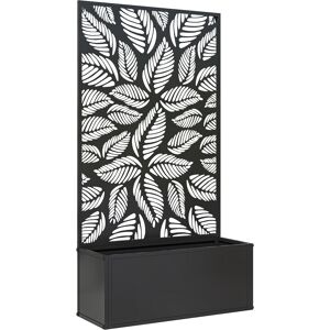 Outsunny Hochbeet Pflanzkasten mit Sichtschutz Pflanzkübel Blumenkasten Metall, Gartenspalier 61 x 23 x 113cm für Garten Balkon Terrasse, Blumenkübel für Kletterpflanzen Korbpflanzen, Blumen Aosom Outsunny Hochbeet Pflanzkasten mit Sichtschutz Pflanzkübel Blumenkasten Metall, Gartenspalier 61 x 23 x 113cm für Garten Balkon Terrasse, Blumenkübel für Kletterpflanzen Korbpflanzen, Blumen Aosom