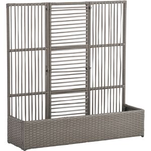 Outsunny Hochbeet mit Rankgitter in Rattan-Optik Pflanzkasten mit Rankhilfe für Kletterpflanzen Blumenkasten Blumenbeet Pflanzkübel Rankkasten für Garten, Balkon, 103 x 103 x 29 cm Grau Aosom Outsunny Hochbeet mit Rankgitter in Rattan-Optik Pflanzkasten mit Rankhilfe für Kletterpflanzen Blumenkasten Blumenbeet Pflanzkübel Rankkasten für Garten, Balkon, 103 x 103 x 29 cm Grau Aosom