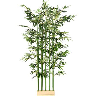 HOMCOM Künstlicher Bambus - Realistische Zimmerpflanze - 180cm Höhe HOMCOM Künstlicher Bambus - Realistische Zimmerpflanze - 180cm Höhe