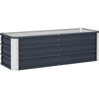 Outsunny Stahlhochbeet 125x47x40cm - Gartenschlauch mit Handschuhen Outsunny Stahlhochbeet 125x47x40cm - Gartenschlauch mit Handschuhen